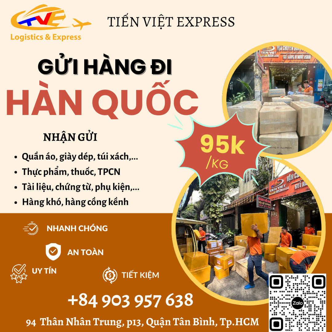 Gửi hàng đi Hàn Quốc
